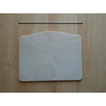 Jídelní židlička Jitro Samostatný stupínek k židličkám Přírodní - Bez laku