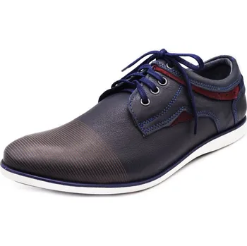 Pánské polobotky Pánské kožené polobotky KIRA Deta 05 CELOROČNÍ vel. 43