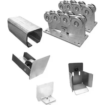 Pohon brány Komplet pro posuvnou bránu nad 11m, Zn, 136x142mm