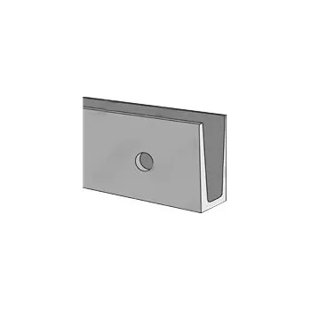 Zábradlí Nerezové zábradlí - Kotvící profil, BK - držák skla