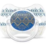 Suavinex Silikonové šidítko fyziologické Premium Couture 18m+ Tmavě modrá