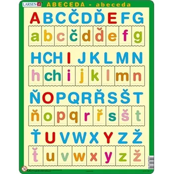 Puzzle Larsen Česká abeceda 34 dílků