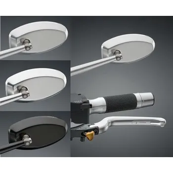 Zrcátko pro motocykl Zpětné zrcátko Rizoma Dynamic, univerzální - Levé nebo Pravé pro motocykly - Leštěné