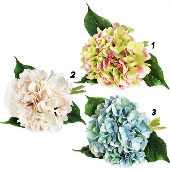umělá květina Hortenzie kytice umělá 33cm mix (783636)