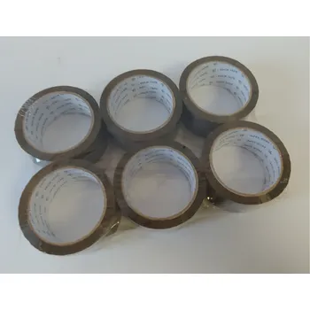 Lepicí páska Reas Pack lepící páska, standard, hnědá, 50 mm x 66 m, 6 rolí