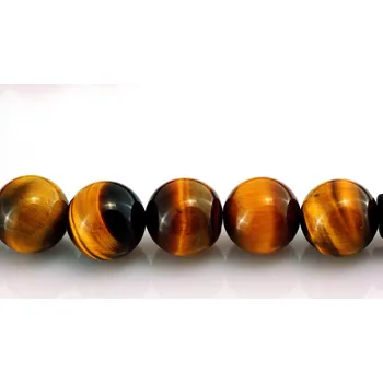 Náhrdelník Náhrdelník z tygřího oka QA, kuličky cca 6 mm (TGO352)