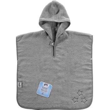 Kikko BIO bavlněné froté pončo XKKO Organic Siver Stars