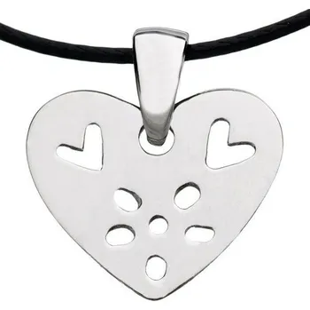 Přívěsek Přívěsek Flower Heart silver, Bengt & Lotta Švédsko