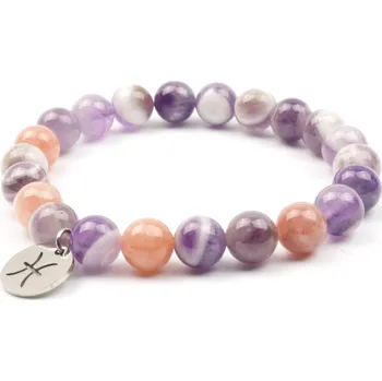 Náramek Moni - dámský náramek Ryby ametyst sluneční kámen