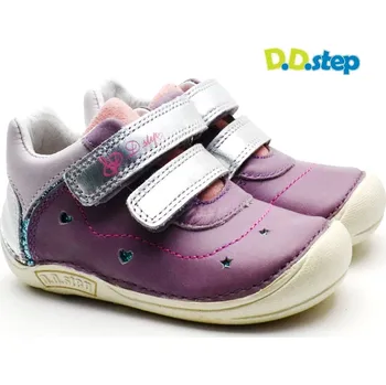 Dívčí polobotky Dětské boty DDstep 018-43A levandulová Velikost: 21