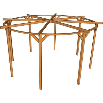 Pergola Kruhová pergola (Zahradní pergola do kruhu)