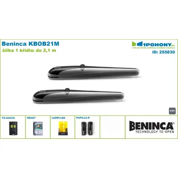 Beninca ND Beninca KBOB21M.P sada pohonů křídlové brány do 4,2 m průjezdu