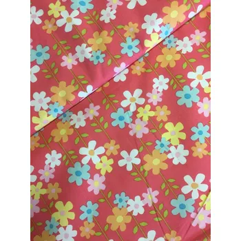 látky a metrový textil, Barva Meruňková, Materiál 100% bavlna