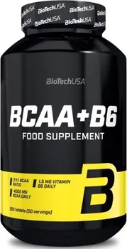 Aminokyselina BioTechUSA BCAA + B6 200 tbl.