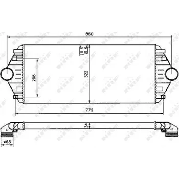 Chladič motoru NRF 30803