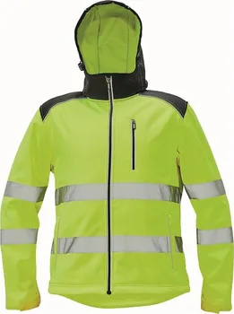 pracovní bunda Červa Knoxfield Hi-Vis softshellová bunda žlutá