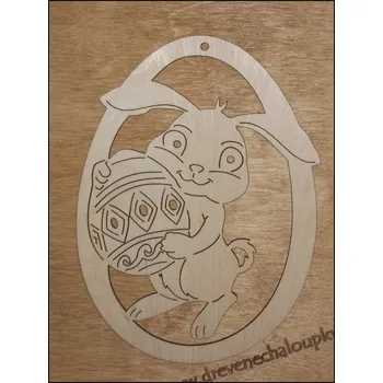 Zahradní dekorace DCH Zajíc s kraslicí ve vajíčku