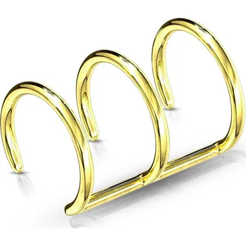 Piercing Piercingate Falešný piercing - anodizovaný PFA00194 - Barva/Motiv: Černá