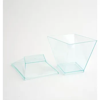 Jednorázové nádobí Víčko na kelímek točený na dezerty 120ml/ 40ks