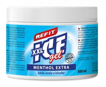 Masážní přípravek Refit Ice gel Menthol Extra
