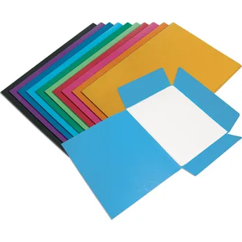 ODKLÁDACÍ MAPA SE 3 KLOPAMI PREŠPÁN světle modrá