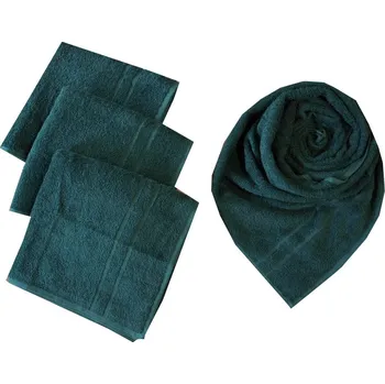 Ručník xcena Ručník froté zelený tmavý 50x100 cm