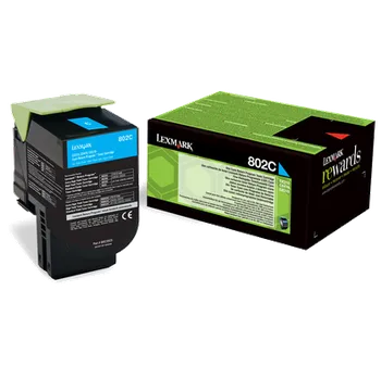 Lexmark 80C20C0 • 802C Cyan - Original