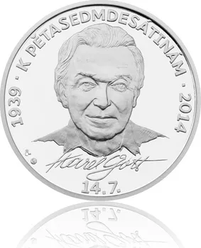 Česká mincovna Stříbrná medaile Karel Gott proof 31.1 g