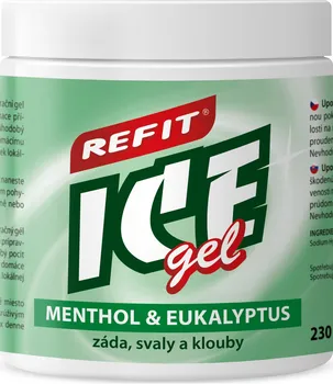 Masážní přípravek Refit Ice gel Menthol & Eukalyptus