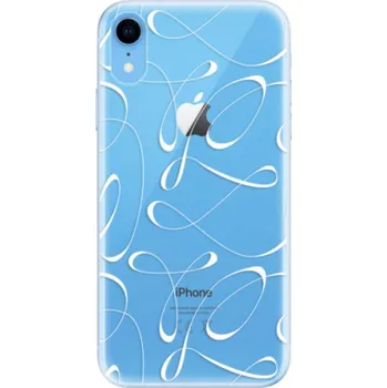 Pouzdro na mobilní telefon Odolné silikonové pouzdro iSaprio - Fancy - white - iPhone XR