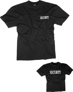 Pánské tričko Mil-Tec Security černé M