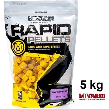 Mivardi pelety Rapid SweetCorn 5 kg průměr: 16 mm