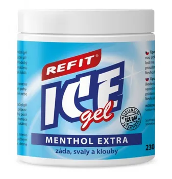 Masážní přípravek Refit Ice gel Menthol Extra