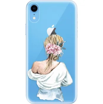 Telefonní příslušenství Odolné silikonové pouzdro iSaprio - Girl with flowers - iPhone XR