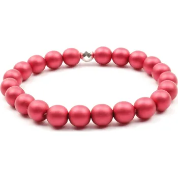 Náramek Moni - dámský náramek perly červené