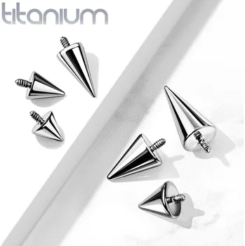 Piercing Šperky4U Náhradní špička TITAN, závit 1,2 mm - TIT1068-0404
