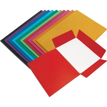 ODKLÁDACÍ MAPA SE 3 KLOPAMI PREŠPÁN červený