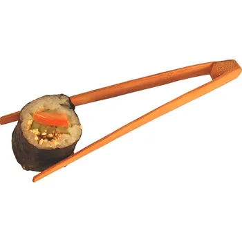 Kuchyňská pinzeta Pinzeta bambusová Tong 12cm/ 12ks