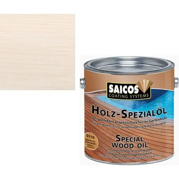 Olej na dřevo Saicos - speciální olej BÍLÝ 2,5 L - 0122