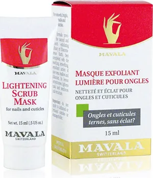 Péče o ruce MAVALA Rozjasňující peelingová maska (Lightening Nail Scrub Mask) 15 ml + kartáček