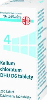 Homeopatikum Dr. Peithner No. 4 Kalium chloratum DHU D6 - 200 tbl.