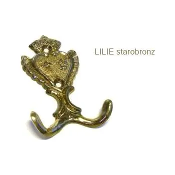 Věšák Rustikální věšák Lilie Varianta: rustikální věšák LILIE starobronz