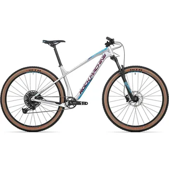 Horské kolo Rock Machine Catherine CRB 30 29" Gloss Silver/Dark Crimson/Neon Cyan 2020