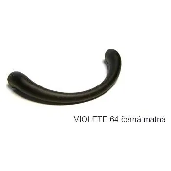 Nábytkové kování kovová úchytka VIOLETE 64 Varianta: VIOLETE 64 černá matná