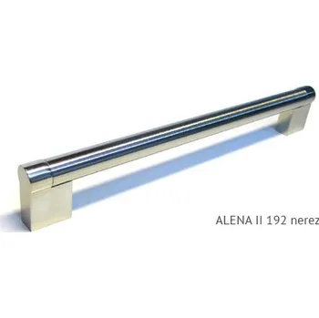 Nábytkové kování kovová úchytka ALENA II 128,160,192,224,320,432,544,608,736 Varianta: ALENA II 192 nerez
