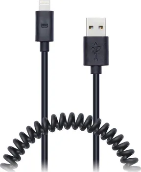 Datový kabel Connect IT Wirez USB/Lightning 1,2 m černý