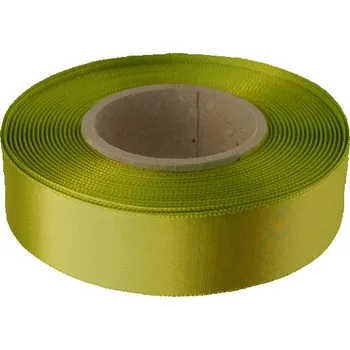 Stuha Stuha atlasová žlutozelená, šíře 24mm