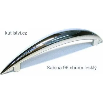 kovová úchytka SABINA 96, doprodej Varianta: SABINA 96 chrom lesklý