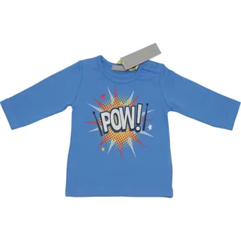 Chlapecké tričko Tricky Tracks modré chlapecké tričko POW Velikost: 68