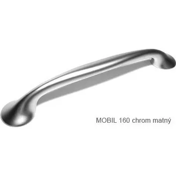 Nábytkové kování kovová úchytka MOBIL 160 Varianta: MOBIL 160 chrom matný